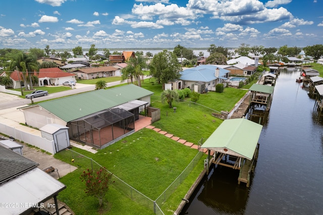 118 Magnolia Dr, East Palatka, FL 32131 - aerial view of residential area featuring a large body of water