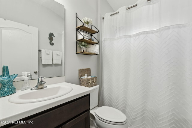86180 Tranquil Ct, Yulee, FL 32097 - full bathroom featuring vanity and curtained shower