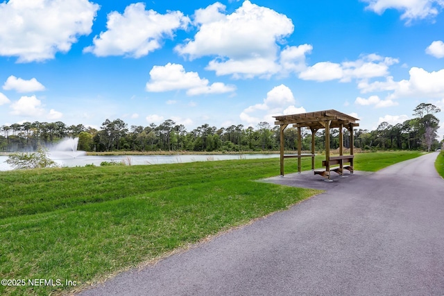 2205 Ashley Ct, Fernandina Beach, FL 32034 - view of home's community featuring a water view and a lawn