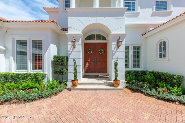 23 Corona Rd, Ponte Vedra Beach, FL 32082 - doorway to property featuring stucco siding