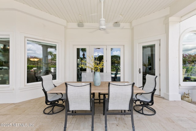 23 Corona Rd, Ponte Vedra Beach, FL 32082 - sunroom / solarium featuring french doors