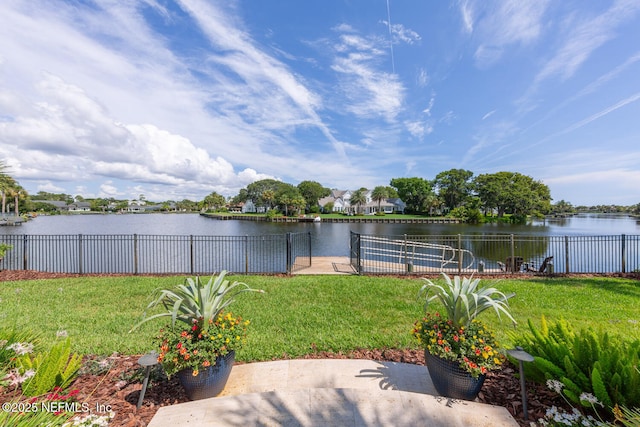 23 Corona Rd, Ponte Vedra Beach, FL 32082 - view of yard featuring a water view