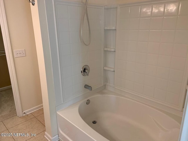 13312 Low Tide Way, Jacksonville, FL 32258 - bathroom featuring tile patterned flooring and  shower combination