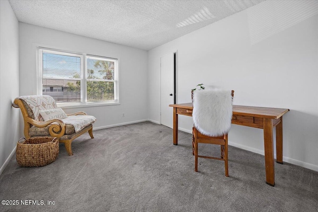 695 A1A Unit 146, Ponte Vedra Beach, FL 32082 - office with carpet flooring and a textured ceiling