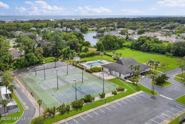 695 A1A Unit 146, Ponte Vedra Beach, FL 32082 - aerial view of a large body of water and a pool