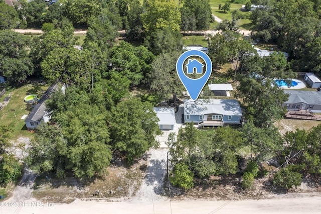 2254 Stauffer Rd, Green Cove Springs, FL 32043 - drone / aerial view of a tree filled landscape