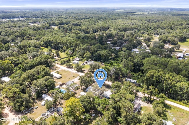 2254 Stauffer Rd, Green Cove Springs, FL 32043 - aerial view of property and surrounding area with a heavily wooded area