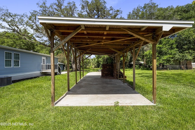 2254 Stauffer Rd, Green Cove Springs, FL 32043 - view of parking with a carport