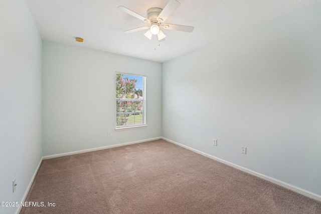 3905 Buckthorne Dr Unit D, Orange Park, FL 32065 - carpeted empty room with a ceiling fan and baseboards