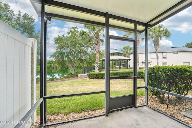 3905 Buckthorne Dr Unit D, Orange Park, FL 32065 - view of unfurnished sunroom