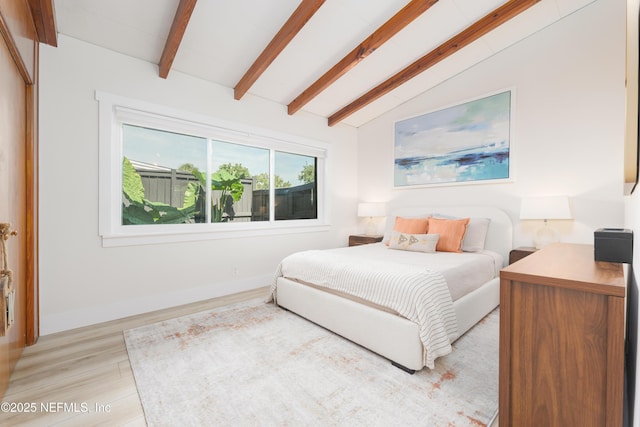 411 S St, Neptune Beach, FL 32266 - bedroom with light wood-style floors and baseboards