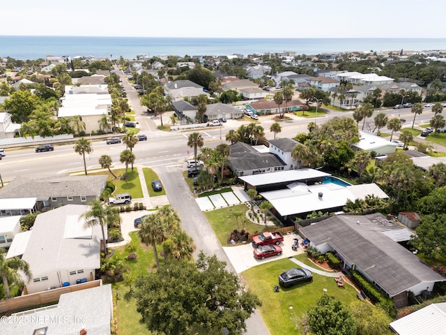 411 S St, Neptune Beach, FL 32266 - aerial view of residential area featuring a large body of water