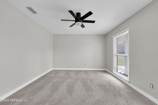 11707 Village Ln, Jacksonville, FL 32223 - empty room with carpet floors and ceiling fan