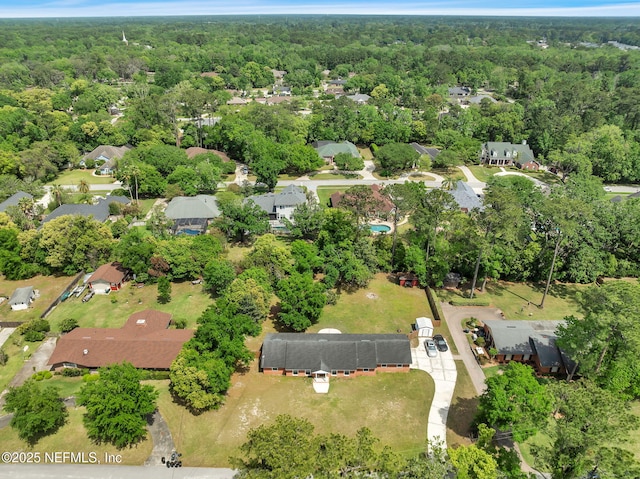 11707 Village Ln, Jacksonville, FL 32223 - aerial view of residential area with a forest