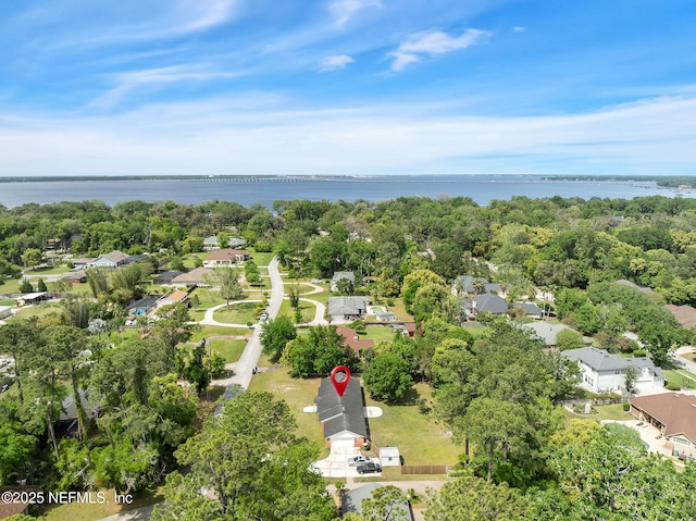 11707 Village Ln, Jacksonville, FL 32223 - aerial overview of property's location featuring a nearby body of water and nearby suburban area