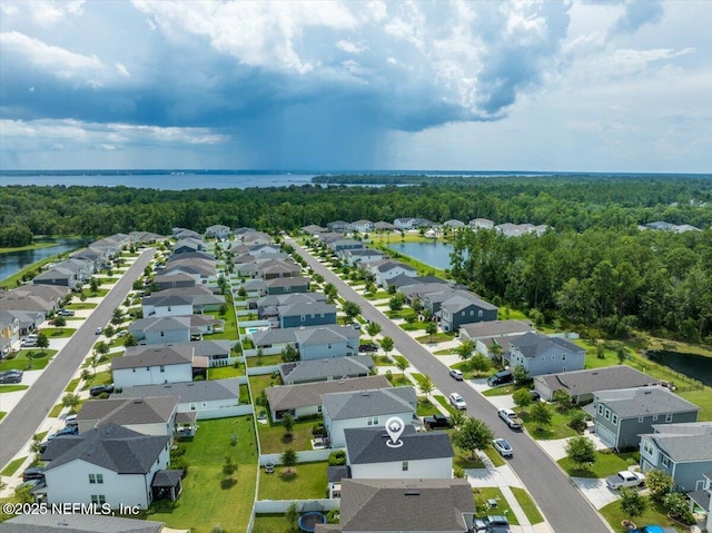 143 Dahlia Falls Dr, Saint Johns, FL 32259 - aerial view of residential area with a large body of water