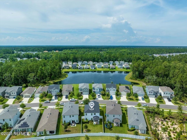 143 Dahlia Falls Dr, Saint Johns, FL 32259 - aerial view of residential area with a nearby body of water and a forest