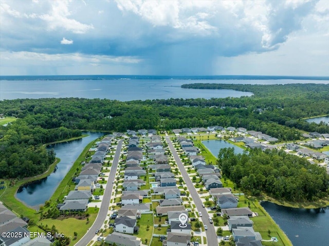 143 Dahlia Falls Dr, Saint Johns, FL 32259 - aerial view of residential area featuring a large body of water