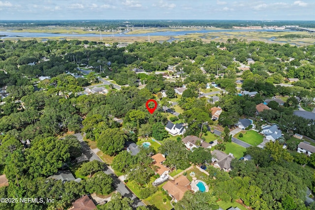 1083 Kings Rd, Neptune Beach, FL 32266 - aerial view of property's location with a nearby body of water