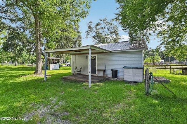 2259 Marlee Rd S, Jacksonville, FL 32259 - back of house with a metal roof