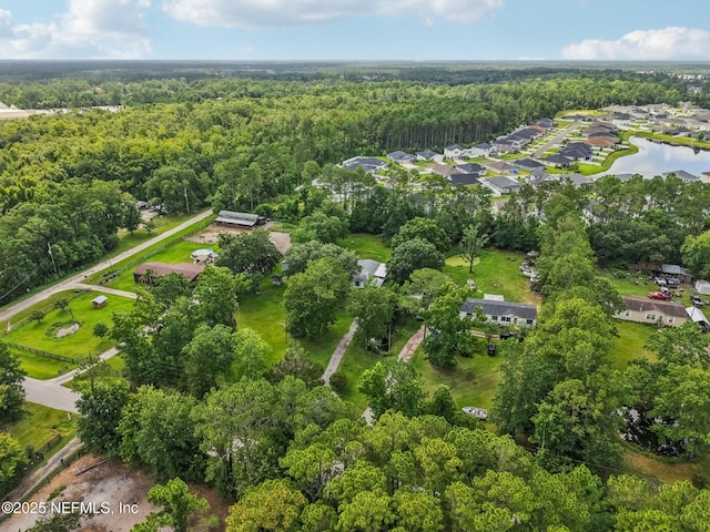 2259 Marlee Rd S, Jacksonville, FL 32259 - aerial view of property and surrounding area featuring a nearby body of water and nearby suburban area