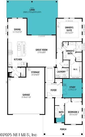320 Pelton Pl, Saint Johns, FL 32259 - view of home floor plan