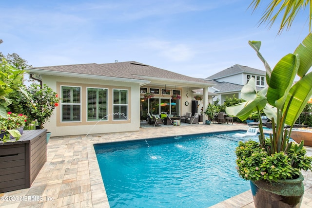 95196 Golden Glow Dr, Fernandina Beach, FL 32034 - outdoor pool with a patio area and outdoor lounge area