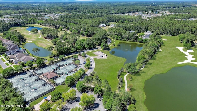 95196 Golden Glow Dr, Fernandina Beach, FL 32034 - aerial view of property and surrounding area with a heavily wooded area and nearby suburban area