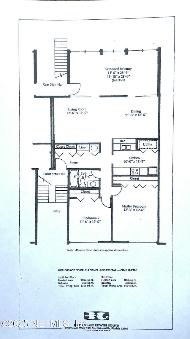 2664 SW 14th Dr Unit 325, Gainesville, FL 32608 - view of floor plan / room layout
