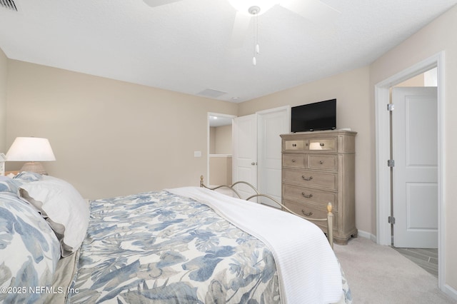30 Yeti Ct, Saint Augustine, FL 32092 - bedroom featuring light carpet and a ceiling fan