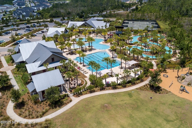 30 Yeti Ct, Saint Augustine, FL 32092 - bird's eye view of a pool area