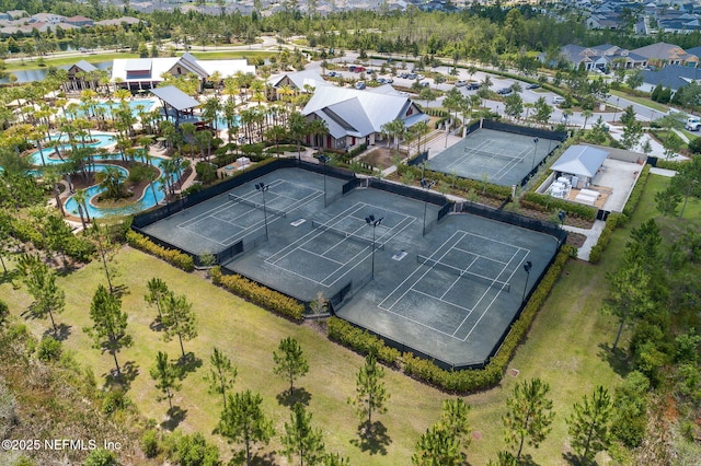 30 Yeti Ct, Saint Augustine, FL 32092 - aerial perspective of suburban area with a pool