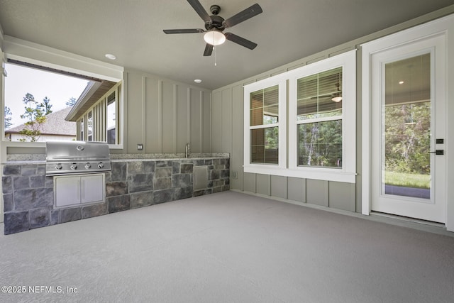 36250 Pitch Ln, Hilliard, FL 32046 - unfurnished sunroom with a sink