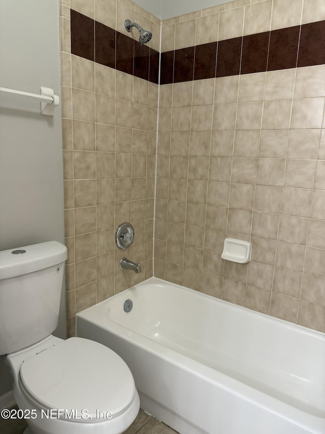 1032 Durbin Parke Dr, Jacksonville, FL 32259 - bathroom featuring toilet and washtub / shower combination