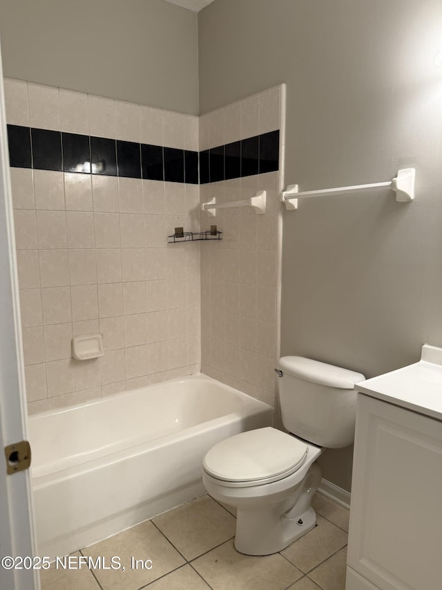1032 Durbin Parke Dr, Jacksonville, FL 32259 - full bath featuring tile patterned floors, vanity, and  shower combination
