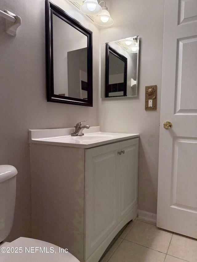1032 Durbin Parke Dr, Jacksonville, FL 32259 - bathroom featuring tile patterned flooring and vanity
