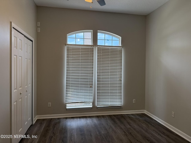 1032 Durbin Parke Dr, Jacksonville, FL 32259 - spare room with wood finished floors and ceiling fan
