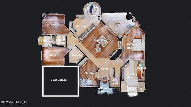 1877 Medinah Ln, Green Cove Springs, FL 32043 - view of room layout