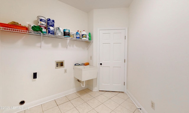 1877 Medinah Ln, Green Cove Springs, FL 32043 - washroom featuring washer hookup and light tile patterned flooring