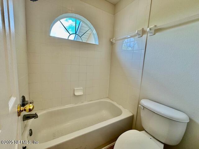 1810 Green Springs Cir Unit B, Fleming Island, FL 32003 - full bathroom with toilet and bathing tub / shower combination