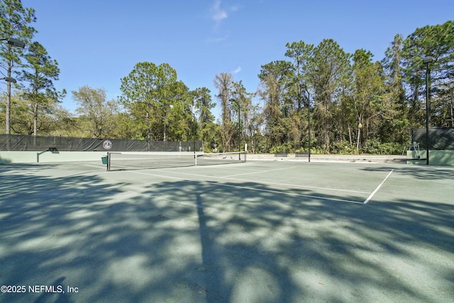 1810 Green Springs Cir Unit B, Fleming Island, FL 32003 - view of tennis court featuring view of scattered trees