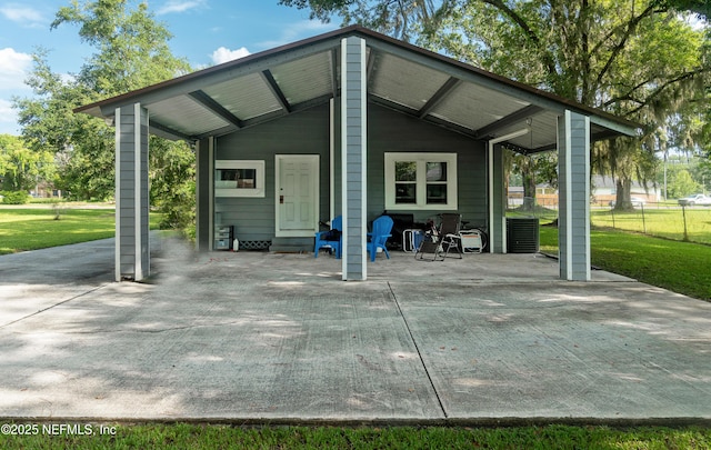 1213 Idlewild Ave, Green Cove Springs, FL 32043 - view of patio / terrace with a carport