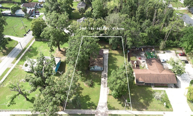 1213 Idlewild Ave, Green Cove Springs, FL 32043 - aerial view of property's location featuring property boundaries highlighted