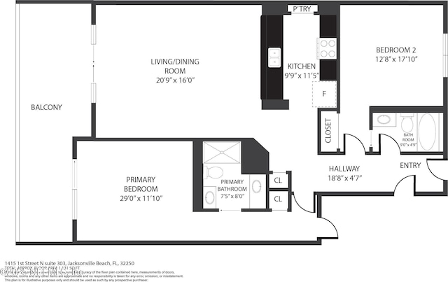 1415 1st St N Unit 303, Jacksonville Beach, FL 32250 - photo 22