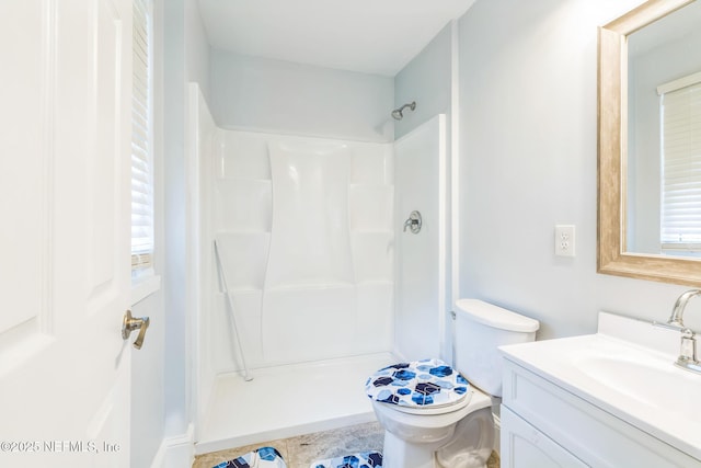 10268 Lake View Rd W, Jacksonville, FL 32225 - bathroom with vanity and a shower
