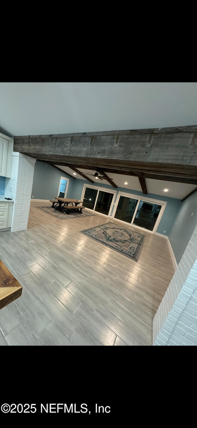 10268 Lake View Rd W, Jacksonville, FL 32225 - detailed view of wood finished floors and a ceiling fan