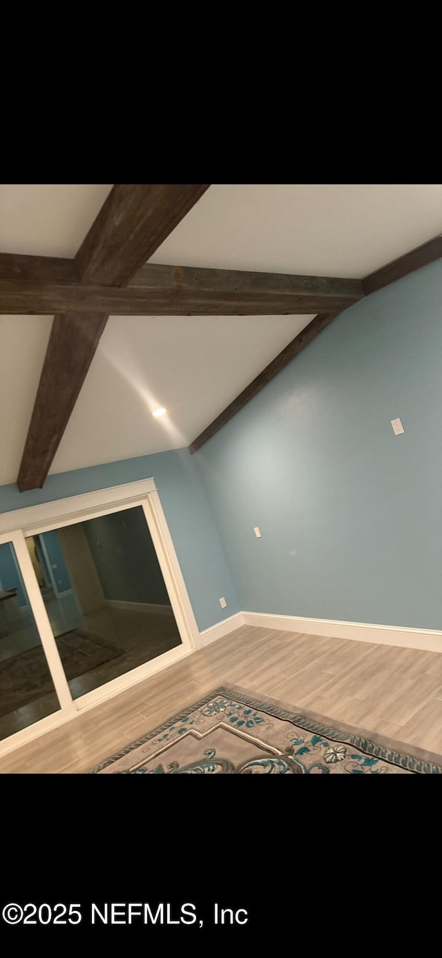 10268 Lake View Rd W, Jacksonville, FL 32225 - bonus room with wood finished floors and beam ceiling