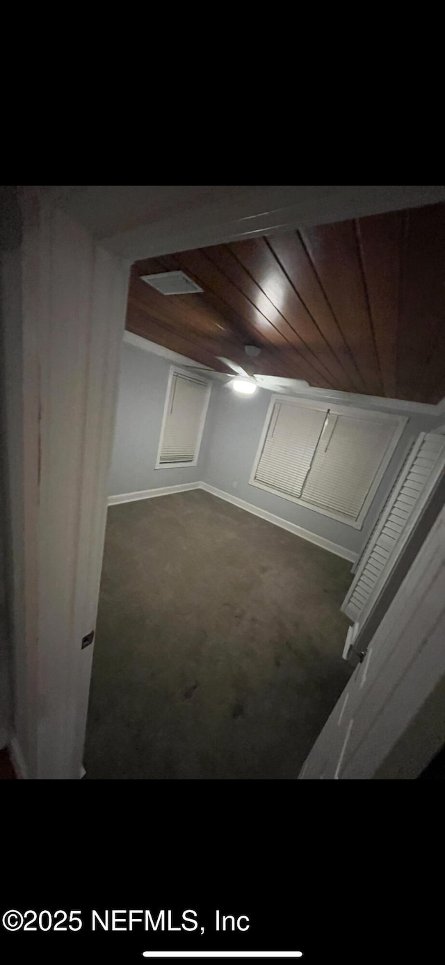 10268 Lake View Rd W, Jacksonville, FL 32225 - below grade area featuring wooden ceiling