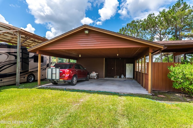 6032 Bob Kirkland Rd, Macclenny, FL 32063 - view of vehicle parking featuring a carport and driveway