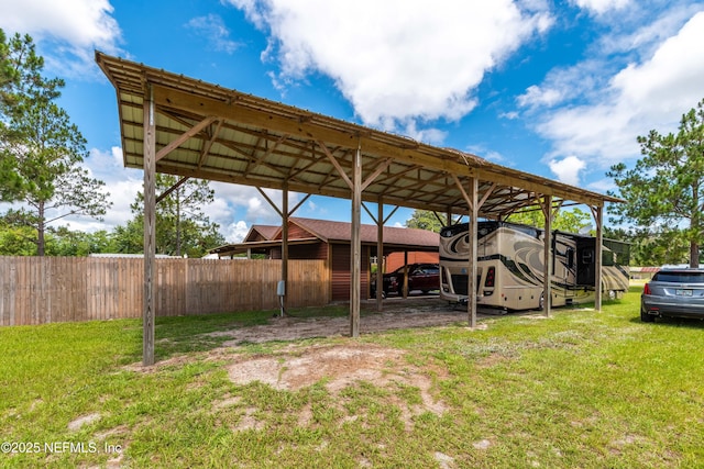 6032 Bob Kirkland Rd, Macclenny, FL 32063 - view of yard with a carport